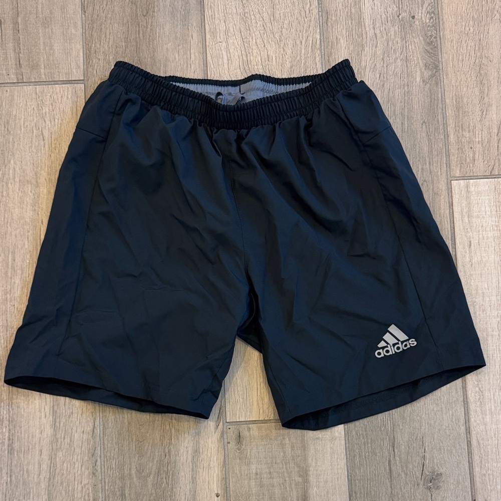 Adidas Men's Climalite Dark Grey Athletic Running Shorts